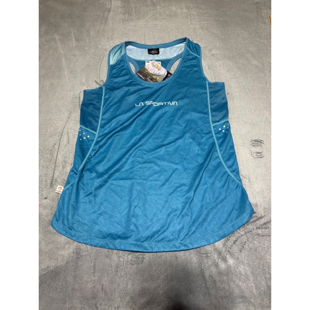 LA Sportiva Womens XL Calypso Blue Moon Base Layer Sleeveless Tank Top K34BM